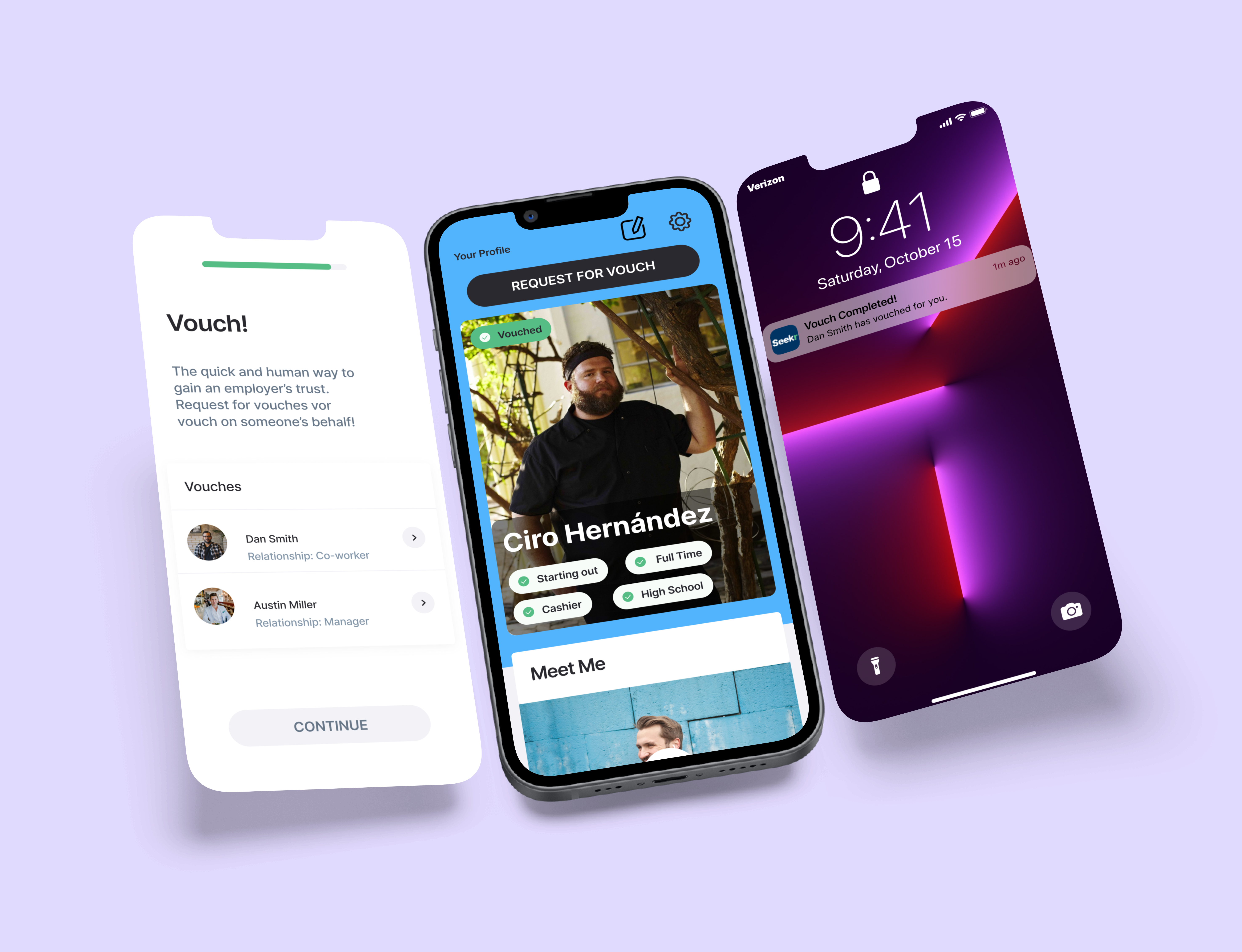 Meet Seekr mobile app ux ui project