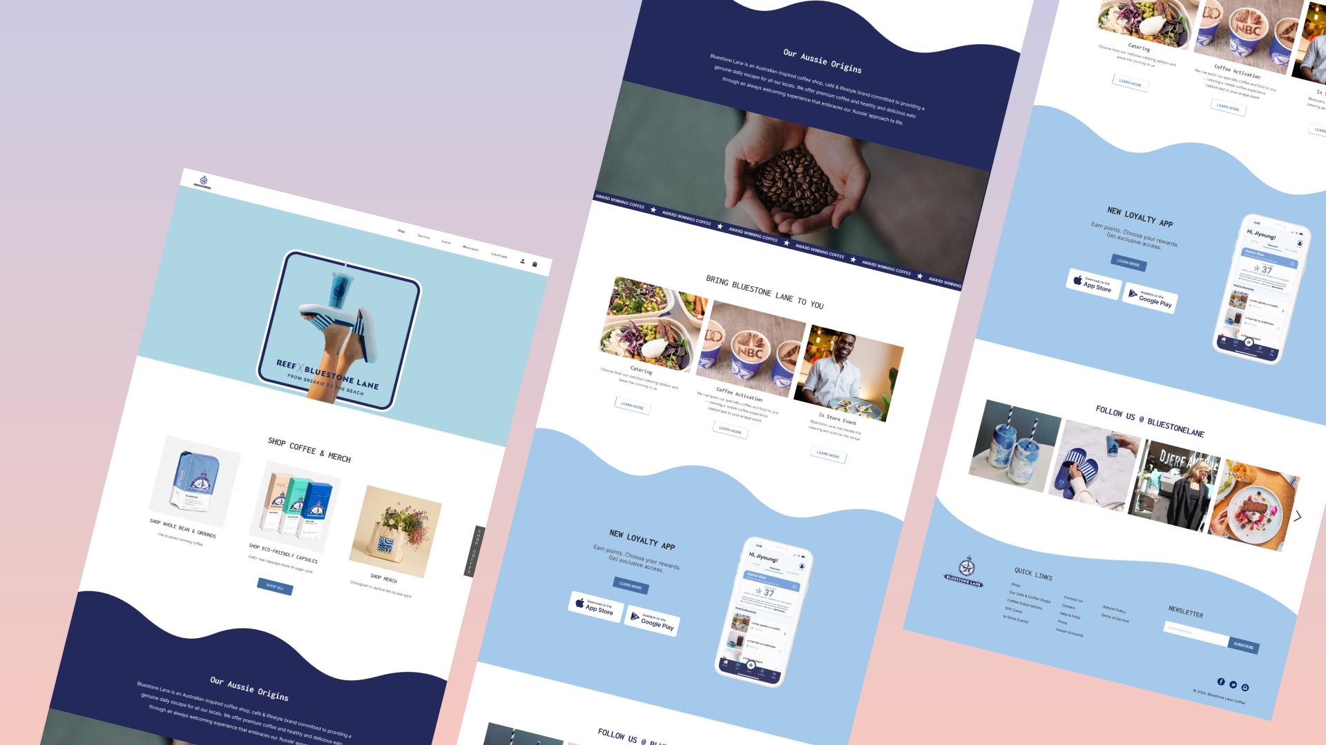 bluestone lane responsive web design redesign