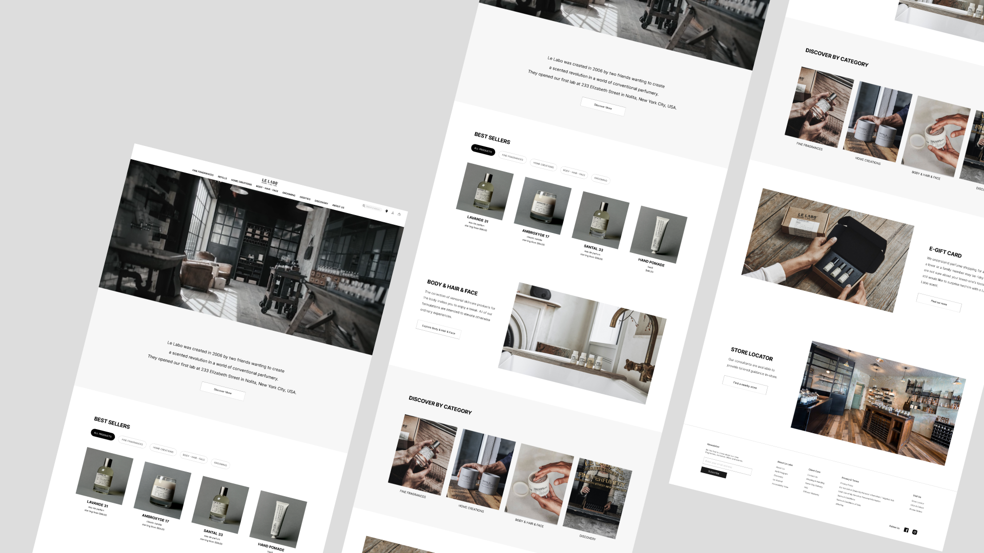 le labo responsive web design redesign